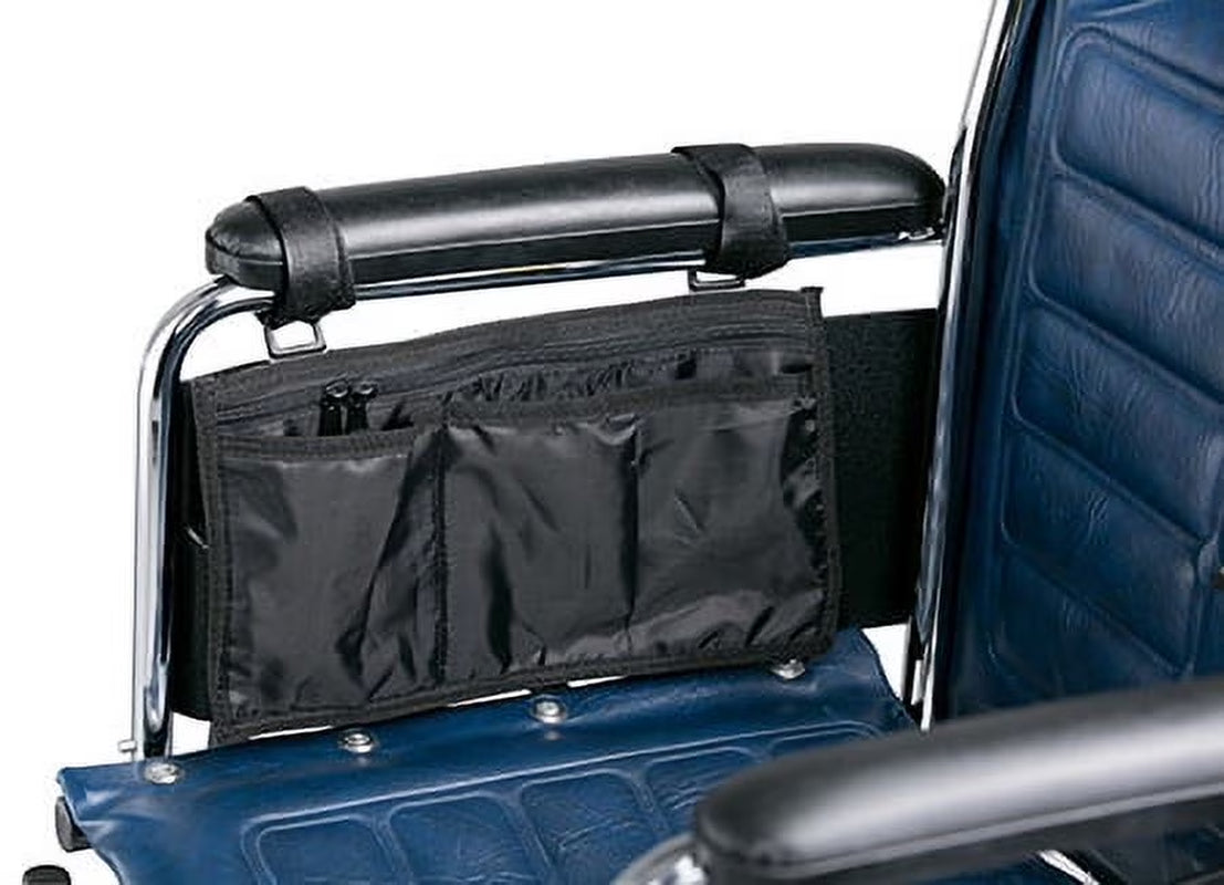 Wheelchair or Walker Pouch / Bag, Black - One Year Warranty