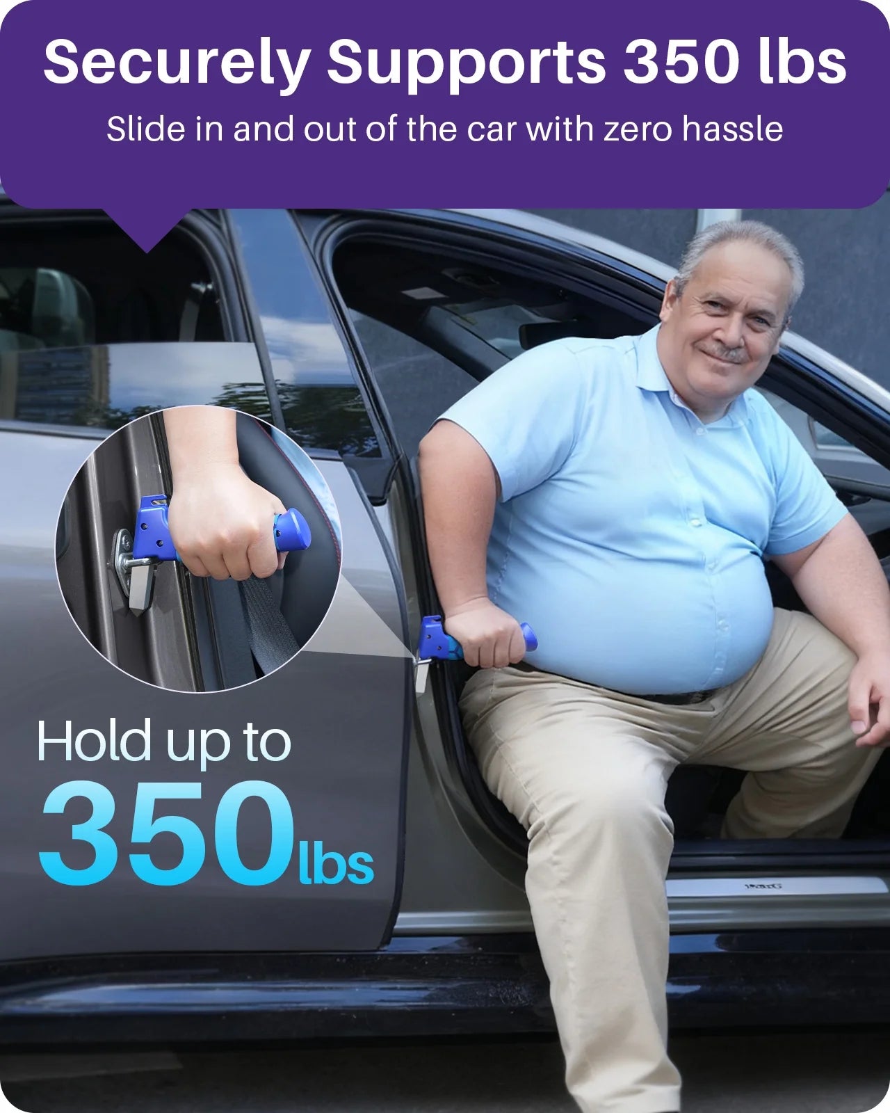 3-Piece Car Assist Handle Set