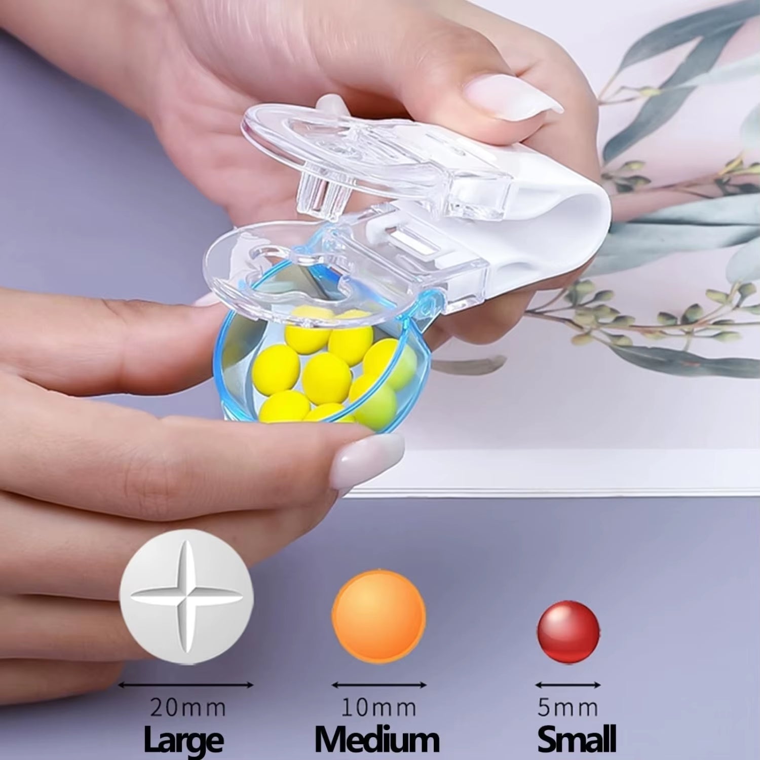 Portable, Tablets for Blister Packs, an Aid to Tablets & Quickly from Blister Packs, for the Elderly, Disabled, Arthritis Et