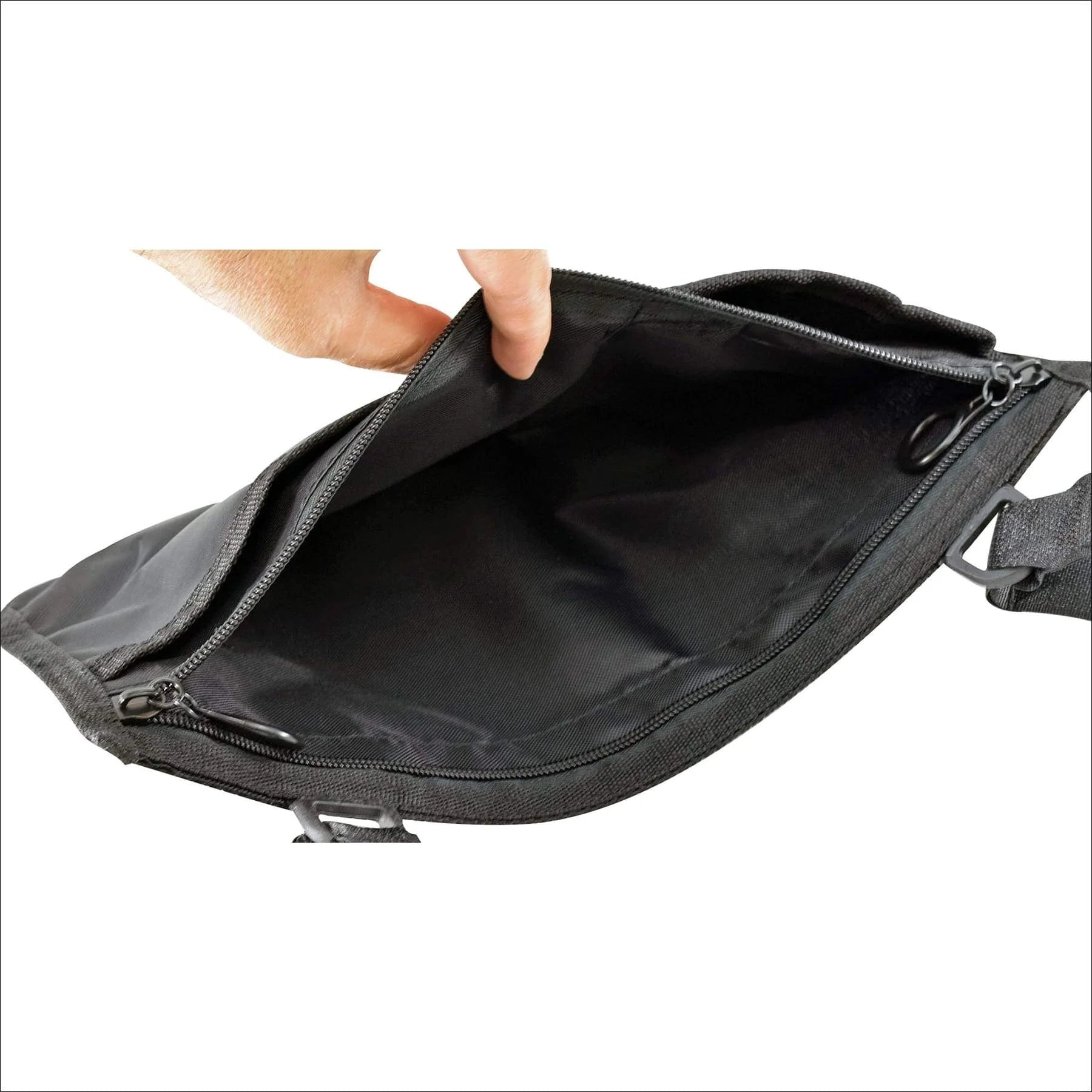 Wheelchair or Walker Pouch / Bag, Black - One Year Warranty