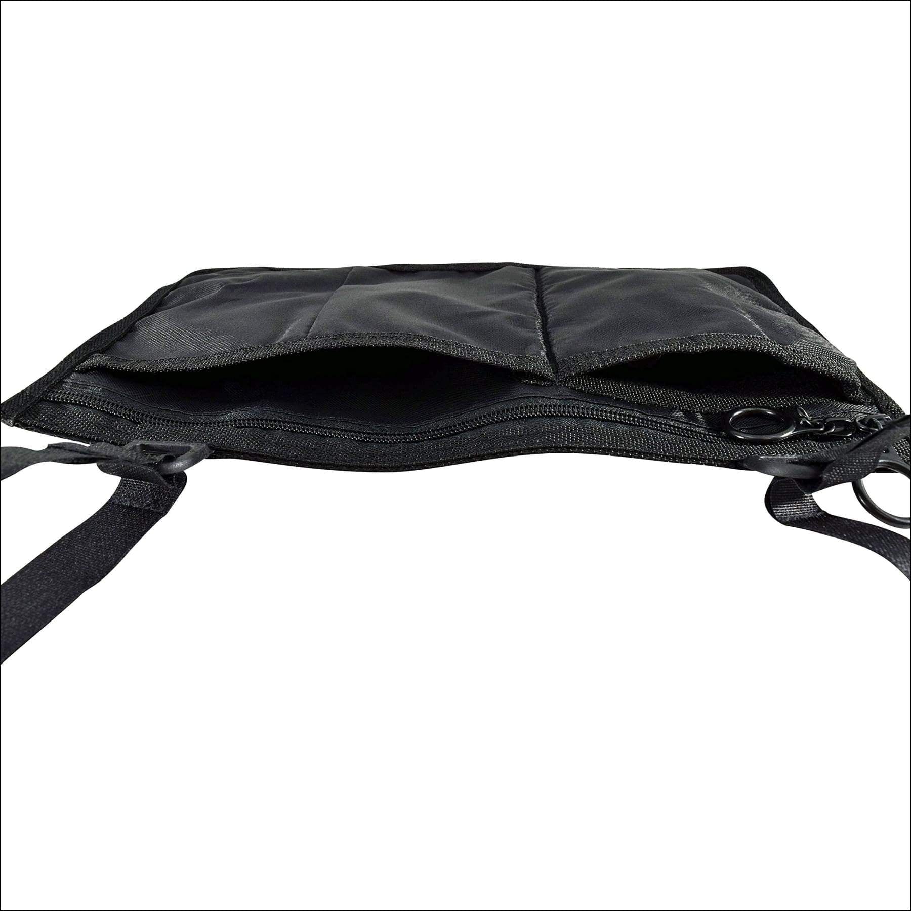 Wheelchair or Walker Pouch / Bag, Black - One Year Warranty