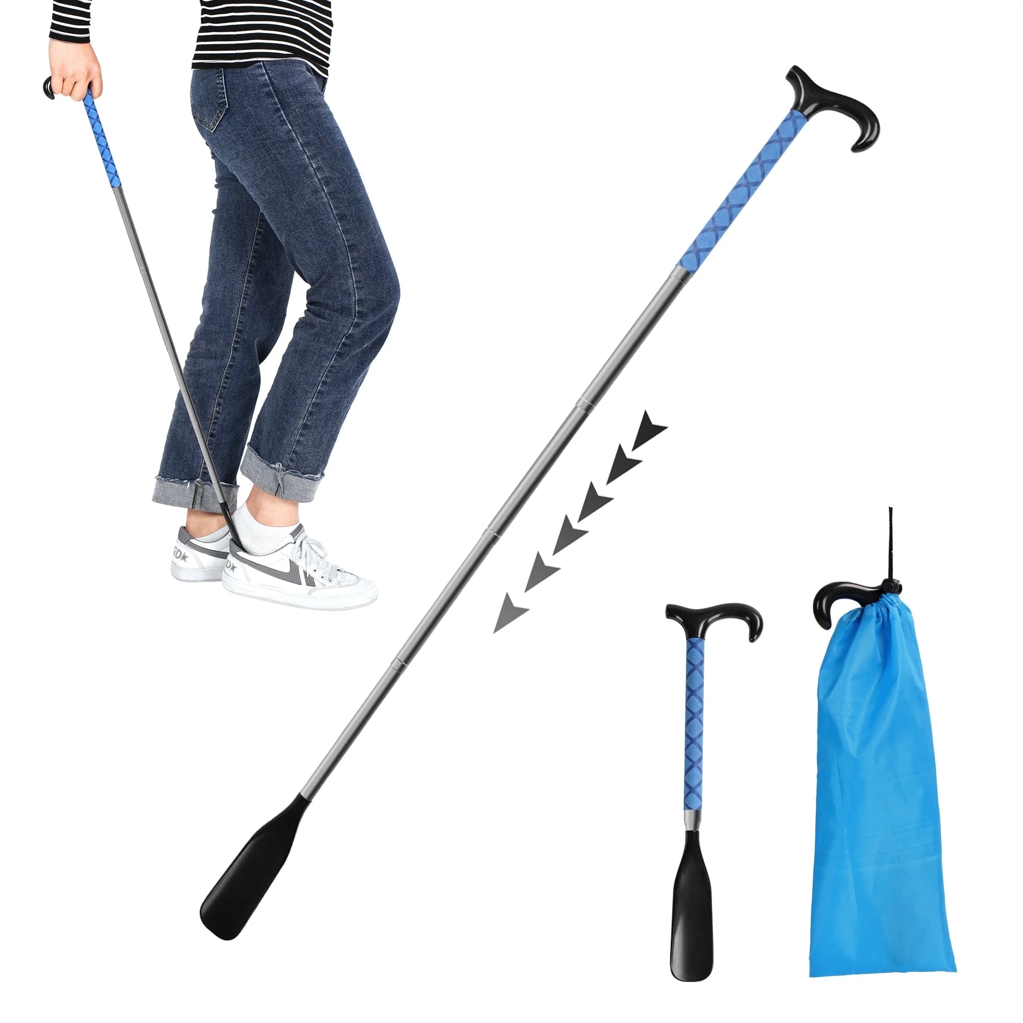 Adjustable Long-Handled Shoehorn